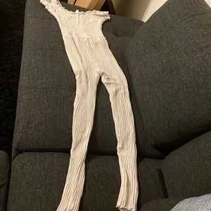 Beige jumpsuit